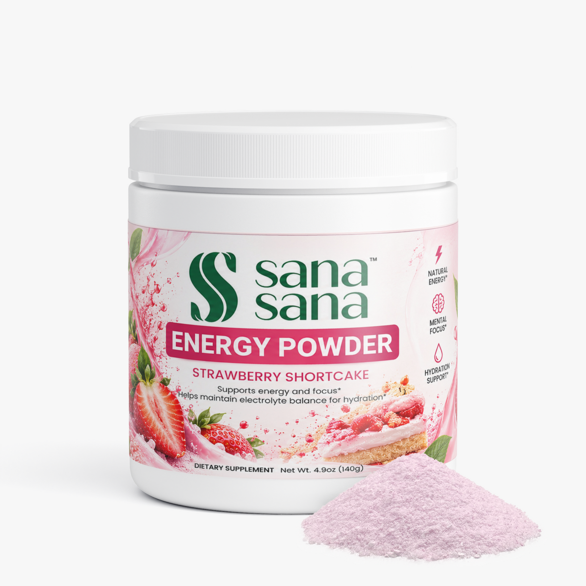 Energy Powder (Strawberry Shortcake)