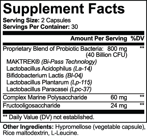 Imagen 6 de Probiotic 40 Billion with Prebiotics
