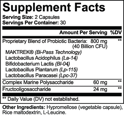 Imagen 6 de Probiotic 40 Billion with Prebiotics