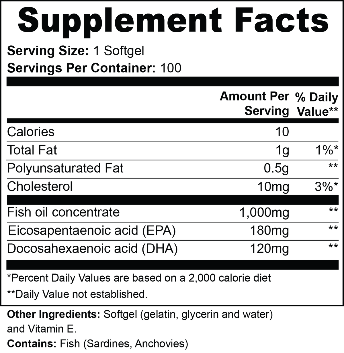 Image 5 of Omega-3 EPA 180mg + DHA 120mg