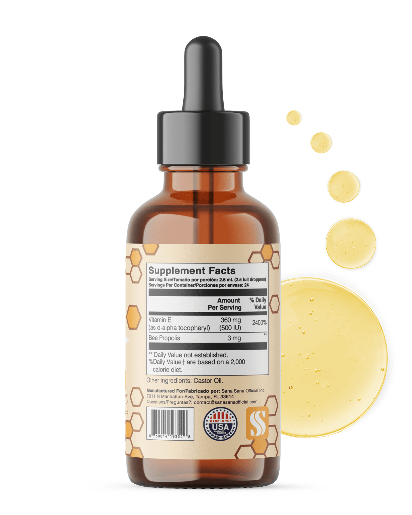 Balsamo Ruso Vitamina E + Própolis - Sana Sana - Health & Personal Care > Vitamins & Supplements > Herbal Supplements - 