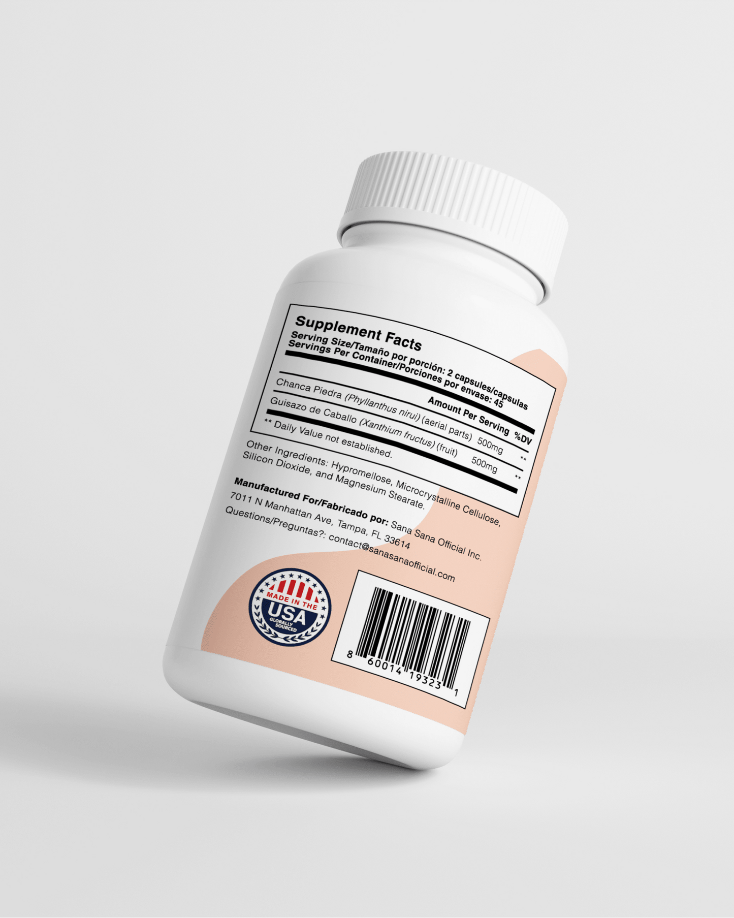 Chanca Piedra + Guisazo de Caballo 1000mg Cápsulas - Sana Sana- Herbal Supplements-