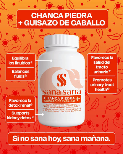 Chanca Piedra + Guisazo de Caballo 1000mg Cápsulas - Sana Sana- Herbal Supplements-