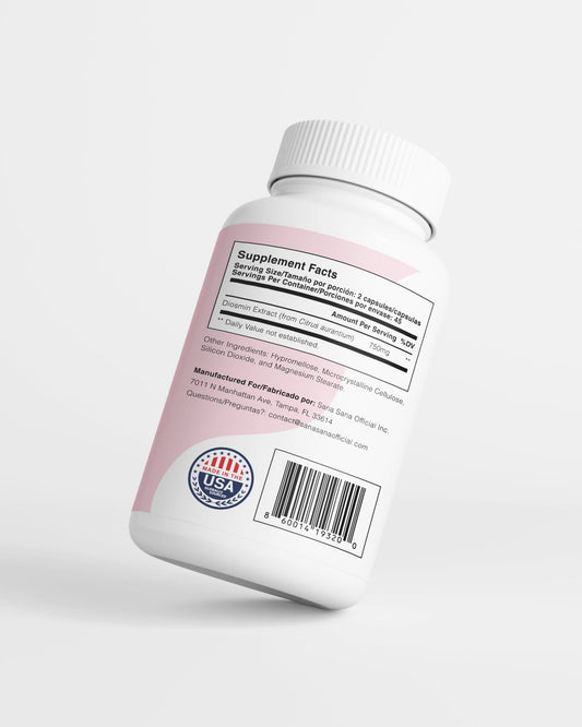 Diosmina 750mg Cápsulas - Sana Sana - Health & Personal Care > Vitamins & Supplements > Herbal Supplements - 