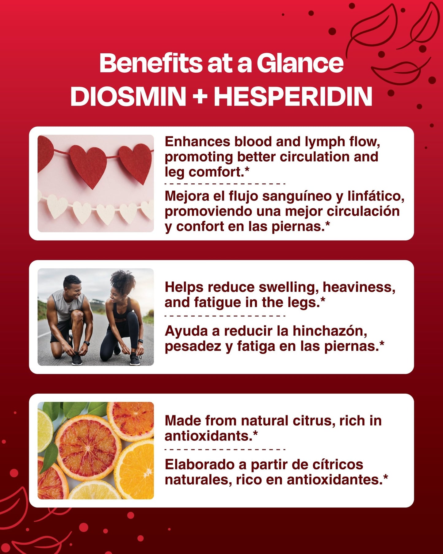 Diosmina + Hesperidina 1000mg Cápsulas - Sana Sana - Health & Personal Care > Vitamins & Supplements > Herbal Supplements - 