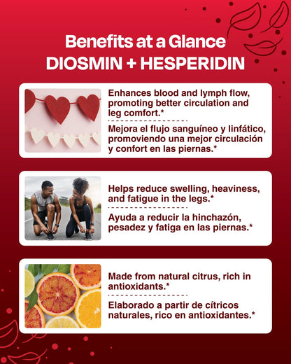 Diosmina + Hesperidina 1000mg Cápsulas - Sana Sana - Health & Personal Care > Vitamins & Supplements > Herbal Supplements - 