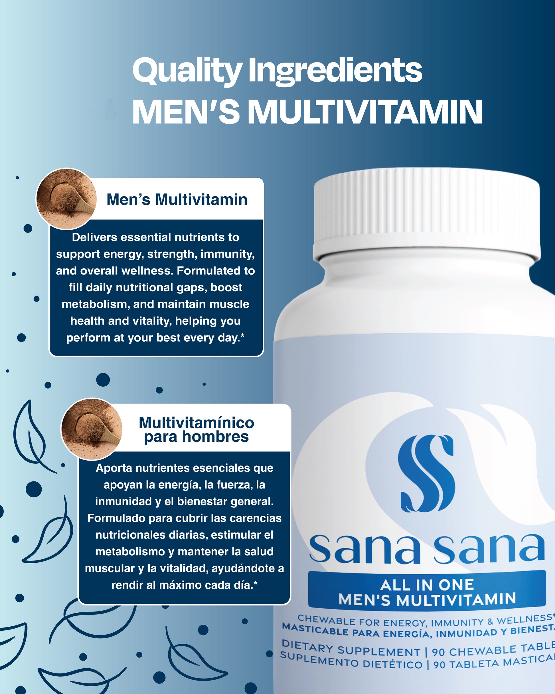 Multivitaminas para Hombres - Sana Sana - Supplements > Multivitamins > Men